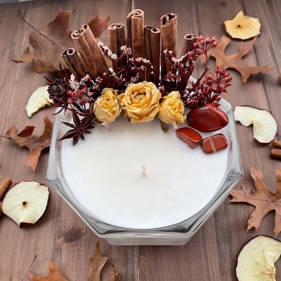 AUTUMN ORCHARD Candle - Fall Candle - Soy Wax Candle - Handmade Candle - - Picture 2 of 6
